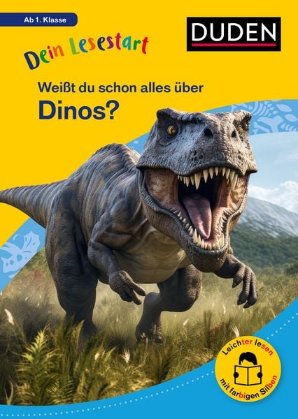 Produktbild: Dein Lesestart: Wei&szlig;t du schon alles &uuml;ber Dinos? Ab 1. Klasse