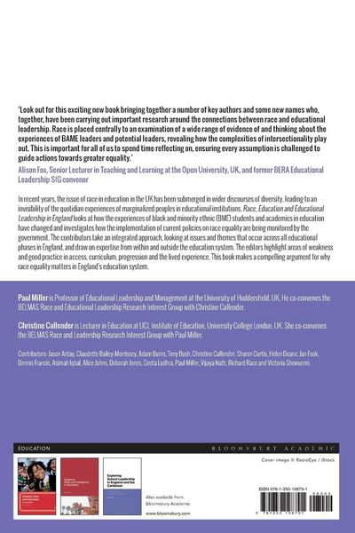 Produktbild: Race, Education and Educational Leadership in England