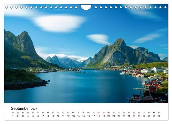 Produktbild: Atemberaubende Natur der Lofoten (Wandkalender 2027 DIN A4 quer), CALVENDO Monatskalender
