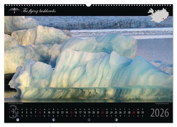 Produktbild: Island Blickwinkel 2026 (hochwertiger Premium Wandkalender 2026 DIN A2 quer), Kunstdruck in Hochglanz