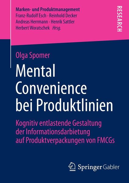 Produktbild: Mental Convenience bei Produktlinien
