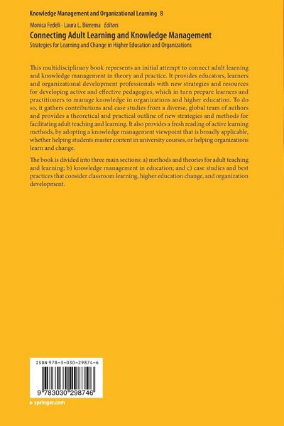 Produktbild: Connecting Adult Learning and Knowledge Management