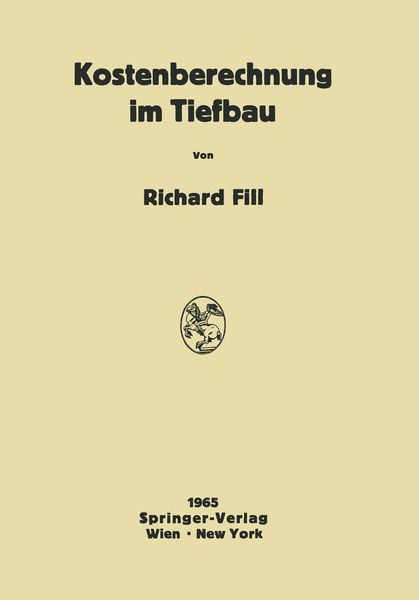 Produktbild: Kostenberechnung im Tiefbau