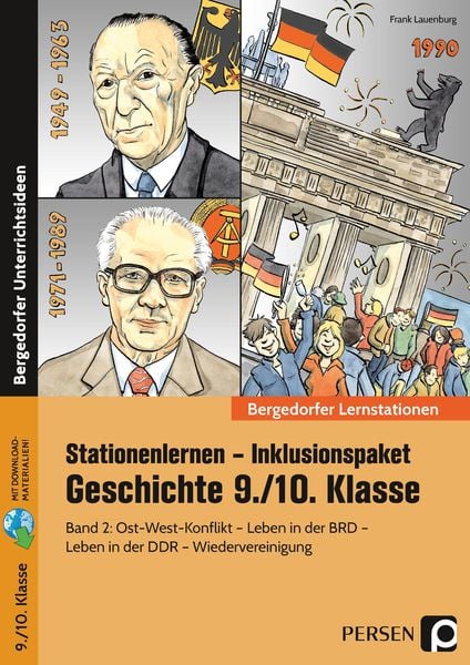 Produktbild: Stationenlernen Geschichte 9/10 Band 2 - inklusiv