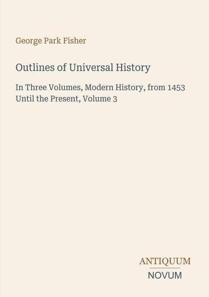 Produktbild: Outlines of Universal History