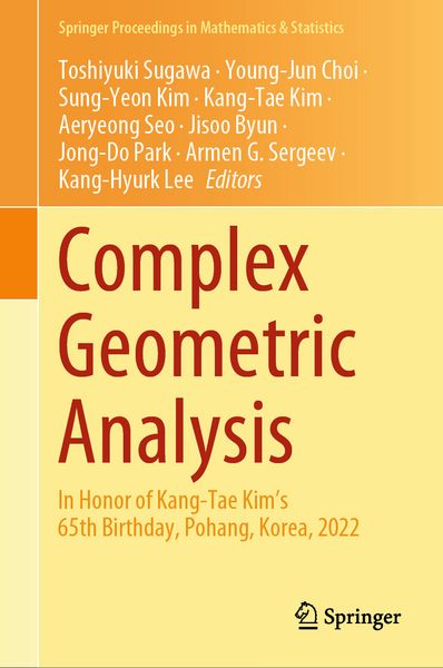 Produktbild: Complex Geometric Analysis