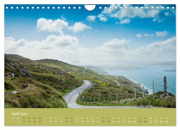 Produktbild: Berg, Land und Meer - Eine Reise durch die Landschaften (Wandkalender 2026 DIN A4 quer), CALVENDO Monatskalender