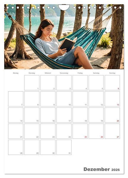 Produktbild: Dein Campingplaner - KI generierte Campingtr&auml;ume (Wandkalender 2026 DIN A4 hoch), CALVENDO Monatskalender