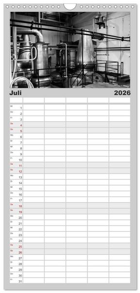 Produktbild: Familienplaner 2026 - Schottischer Whisky mit 5 Spalten (Wandkalender, 21 x 45 cm) CALVENDO