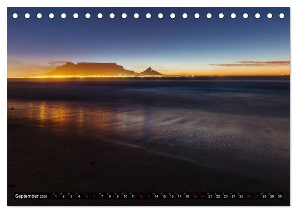 Produktbild: S&uuml;dafrika - Von Steppe bis Ozean (Tischkalender 2026 DIN A5 quer), CALVENDO Monatskalender