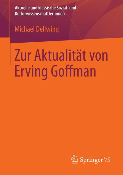 Produktbild: Zur Aktualit&auml;t von Erving Goffman