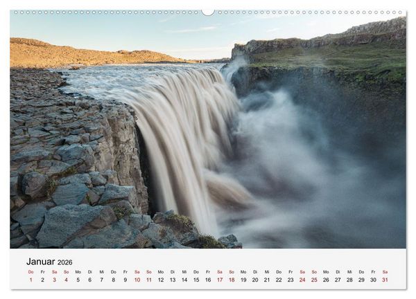 Produktbild: Naturschauspiel Wasserfall: Europas flie&szlig;ende Kunstwerke (Wandkalender 2026 DIN A2 quer), CALVENDO Monatskalender