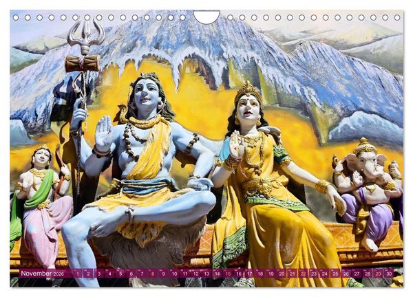 Produktbild: Char Dham - hinduistische Pilgerreise im Himalaya (Wandkalender 2026 DIN A4 quer), CALVENDO Monatskalender
