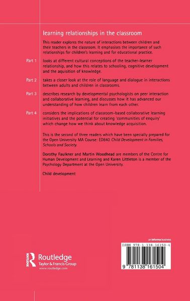 Produktbild: Learning Relationships in the Classroom
