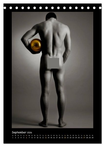 Produktbild: Golden Ball - M&auml;nner Akte (Tischkalender 2026 DIN A5 hoch), CALVENDO Monatskalender