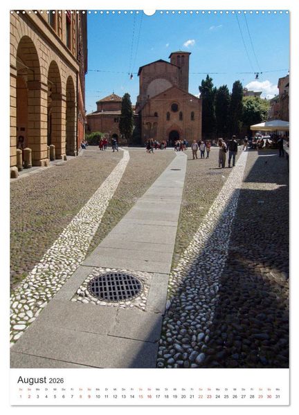 Produktbild: Bologna, altehrw&uuml;rdig und lebendig zugleich (hochwertiger Premium Wandkalender 2026 DIN A2 hoch), Kunstdruck in Hochglanz