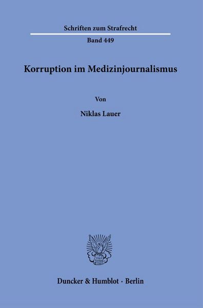 Produktbild: Korruption im Medizinjournalismus