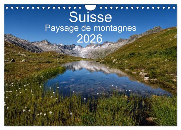 Produktbild: Suisse - Paysage de montagnes 2026 (Calendrier mural 2026 DIN A4 vertical), CALVENDO calendrier mensuel