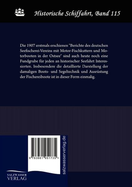 Produktbild: Die Einf&uuml;hrung des Motors in die deutsche Segelfischerei