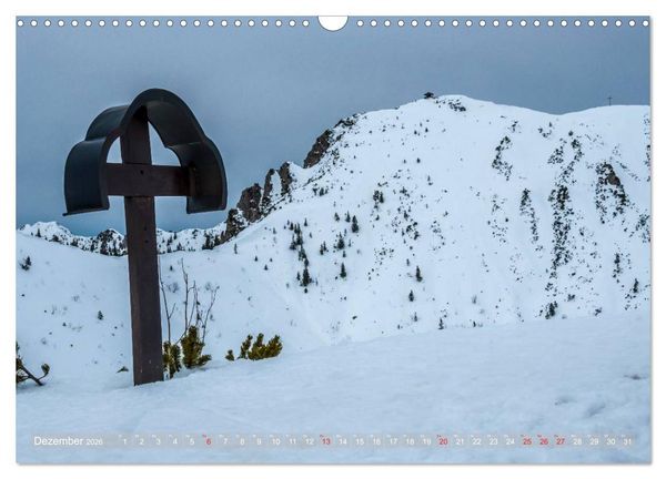 Produktbild: Gipfelkreuze auf bayerischen Bergen (Wandkalender 2026 DIN A3 quer), CALVENDO Monatskalender