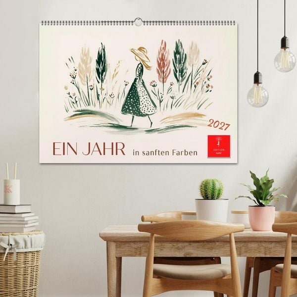 Produktbild: Ein Jahr in sanften Farben (Wandkalender 2027 DIN A2 quer), CALVENDO Monatskalender