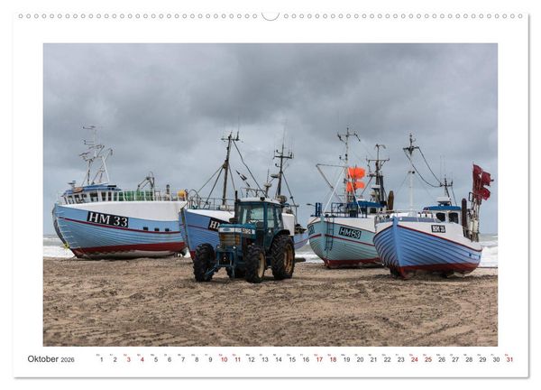 Produktbild: D&auml;nemark - Phototravellers Sehnsuchtskalender (hochwertiger Premium Wandkalender 2026 DIN A2 quer), Kunstdruck in Hochglanz
