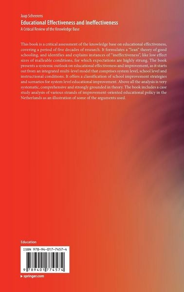 Produktbild: Educational Effectiveness and Ineffectiveness