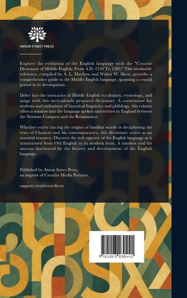 Produktbild: A Concise Dictionary of Middle English