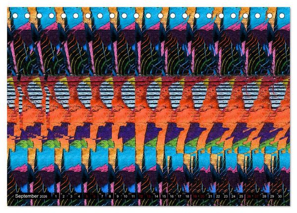 Produktbild: Magische Bilder - 3D Illusionen (Tischkalender 2026 DIN A5 quer), CALVENDO Monatskalender