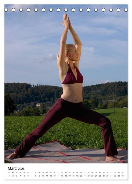 Produktbild: Yoga K&ouml;rperformen (Tischkalender 2026 DIN A5 hoch), CALVENDO Monatskalender