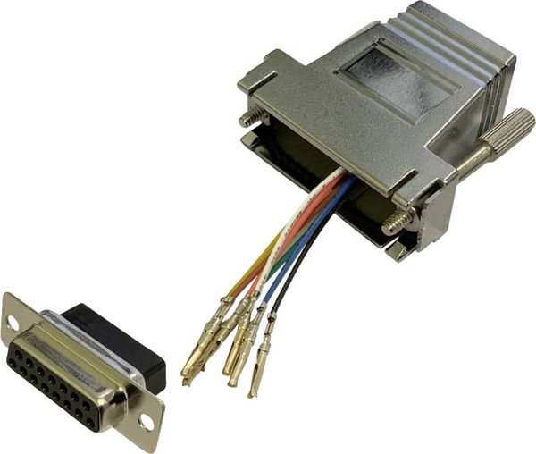 BKL Electronic 10121120 Adapter D-SUB-Buchse 15pol. - RJ45-Buchse 1 St. Single