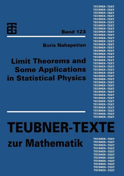 Produktbild: Limit Theorems and Some Applications in Statistical Physics