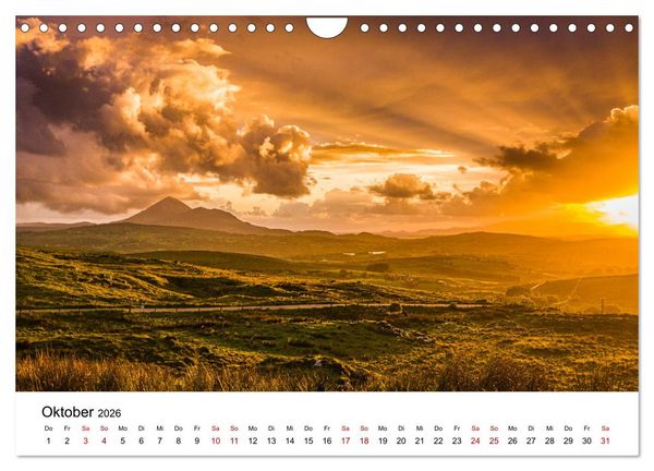 Produktbild: Irland, Land des Lichts (Wandkalender 2026 DIN A4 quer), CALVENDO Monatskalender