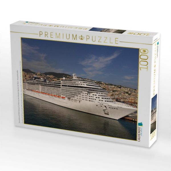 Produktbild: CALVENDO Puzzle Kreuzfahrtschiff MSC Fantasia: Ein Motiv aus dem Kalender Giganten der Meere - Kreuzfahrtschiffe | 1000 Teile Lege-Gr&ouml;&szlig;e 64x48cm Foto-
