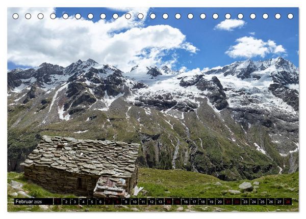 Produktbild: Nationalpark Gran Paradiso (Tischkalender 2026 DIN A5 quer), CALVENDO Monatskalender