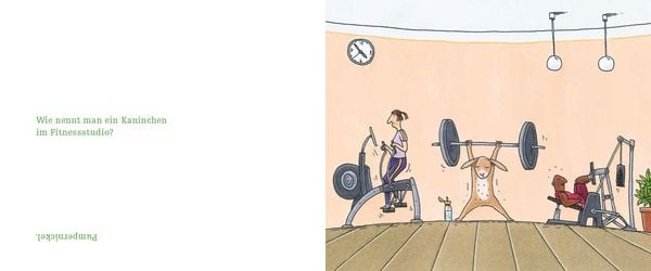 Produktbild: Wie nennt man ein Kaninchen im Fitnessstudio?