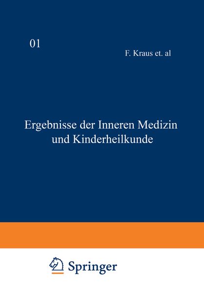 Produktbild: Ergebnisse der inneren Medizin und Kinderheilkunde