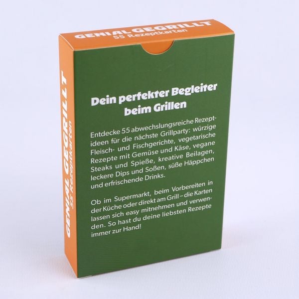 Produktbild: Genial gegrillt &ndash; 55 Rezeptkarten
