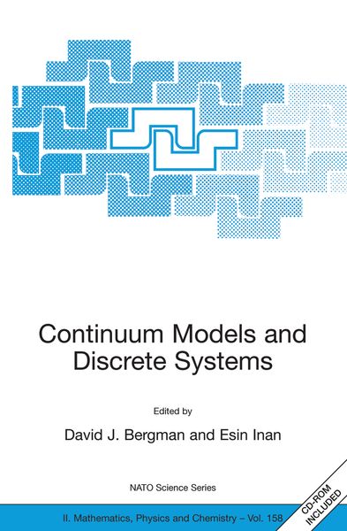Produktbild: Continuum Models and Discrete Systems