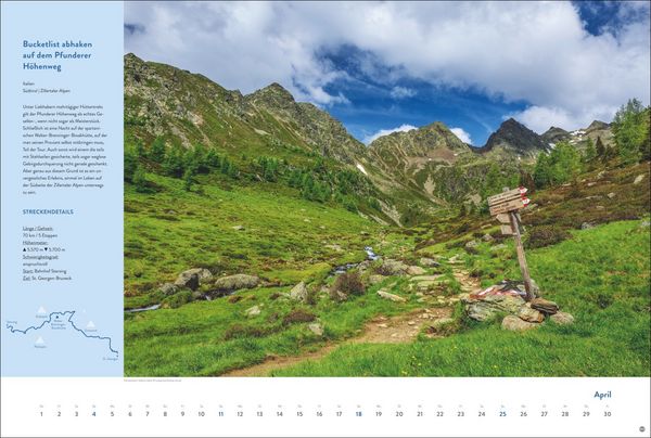 Produktbild: Weitwanderwege Edition Kalender 2027