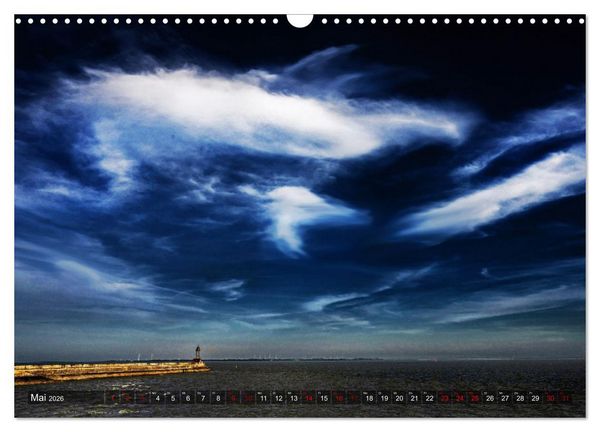 Produktbild: Bis zum Horizont. Der Himmel &uuml;ber Norddeutschland. (Wandkalender 2026 DIN A3 quer), CALVENDO Monatskalender