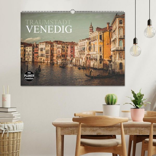 Produktbild: Traumstadt Venedig (Wandkalender 2026 DIN A2 quer), CALVENDO Monatskalender