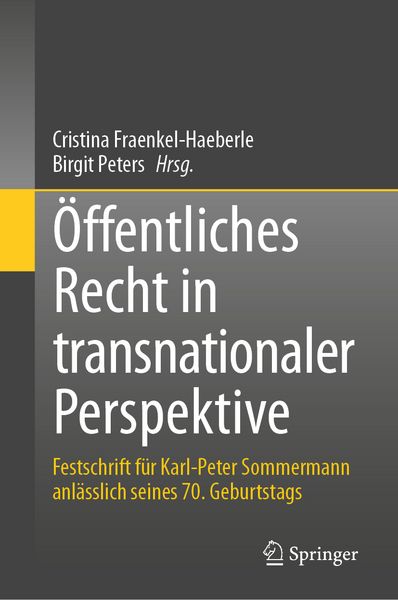 Produktbild: &Ouml;ffentliches Recht in transnationaler Perspektive
