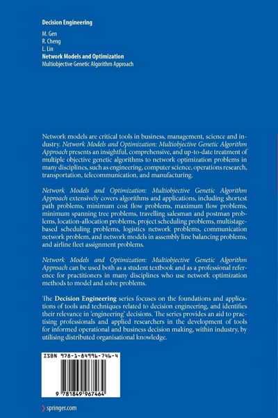 Produktbild: Network Models and Optimization