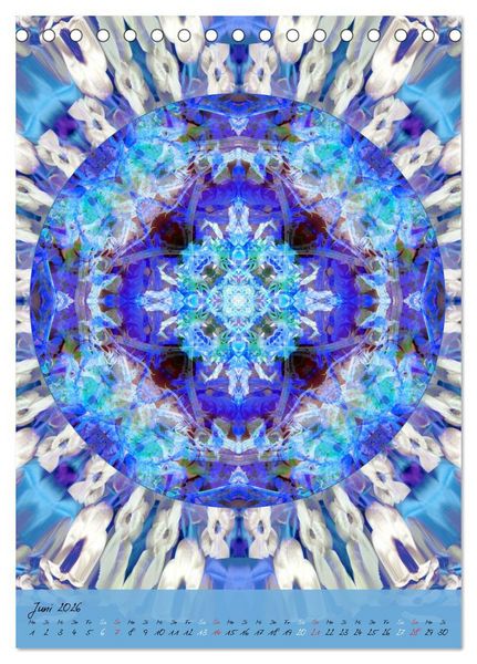 Produktbild: Mandala Energien (Tischkalender 2026 DIN A5 hoch), CALVENDO Monatskalender