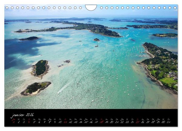 Produktbild: Le Morbihan entre terre et mer (Calendrier mural 2026 DIN A4 vertical), CALVENDO calendrier mensuel