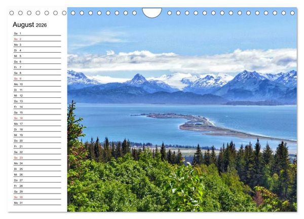 Produktbild: Alaska und Kanada (Wandkalender 2026 DIN A4 quer), CALVENDO Monatskalender