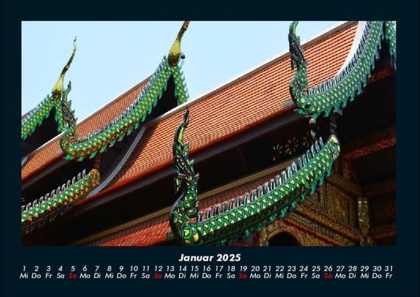 Produktbild: Tempel 2025 Fotokalender DIN A4