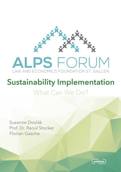 Produktbild: Alps Forum 2023 &ndash; Sustainability Implementation
