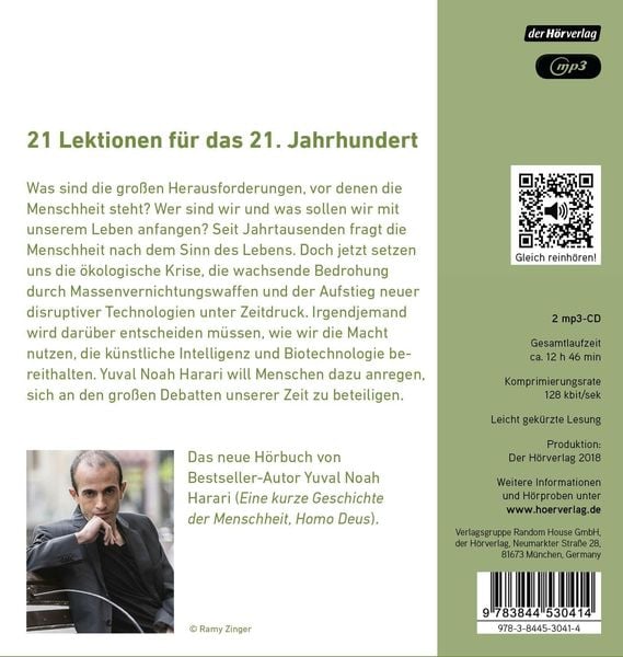 Produktbild: 21 Lektionen f&uuml;r das 21. Jahrhundert
